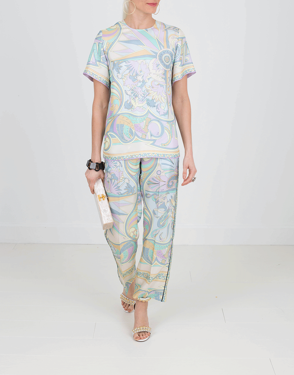 EMILIO PUCCI-Miami Print Pant-