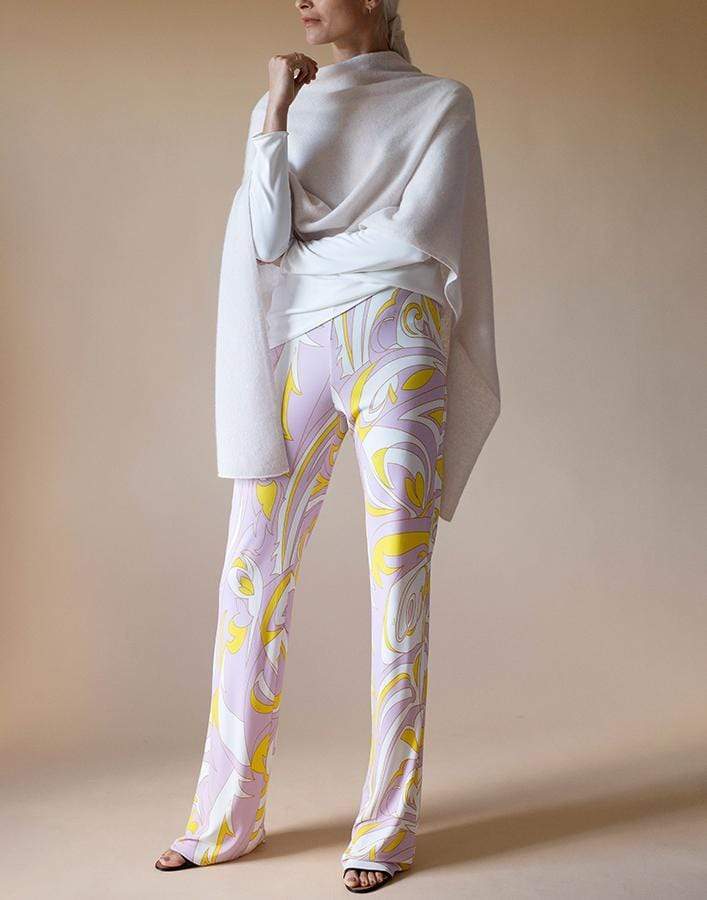 EMILIO PUCCI-Relaxed Jersey Print Trouser-