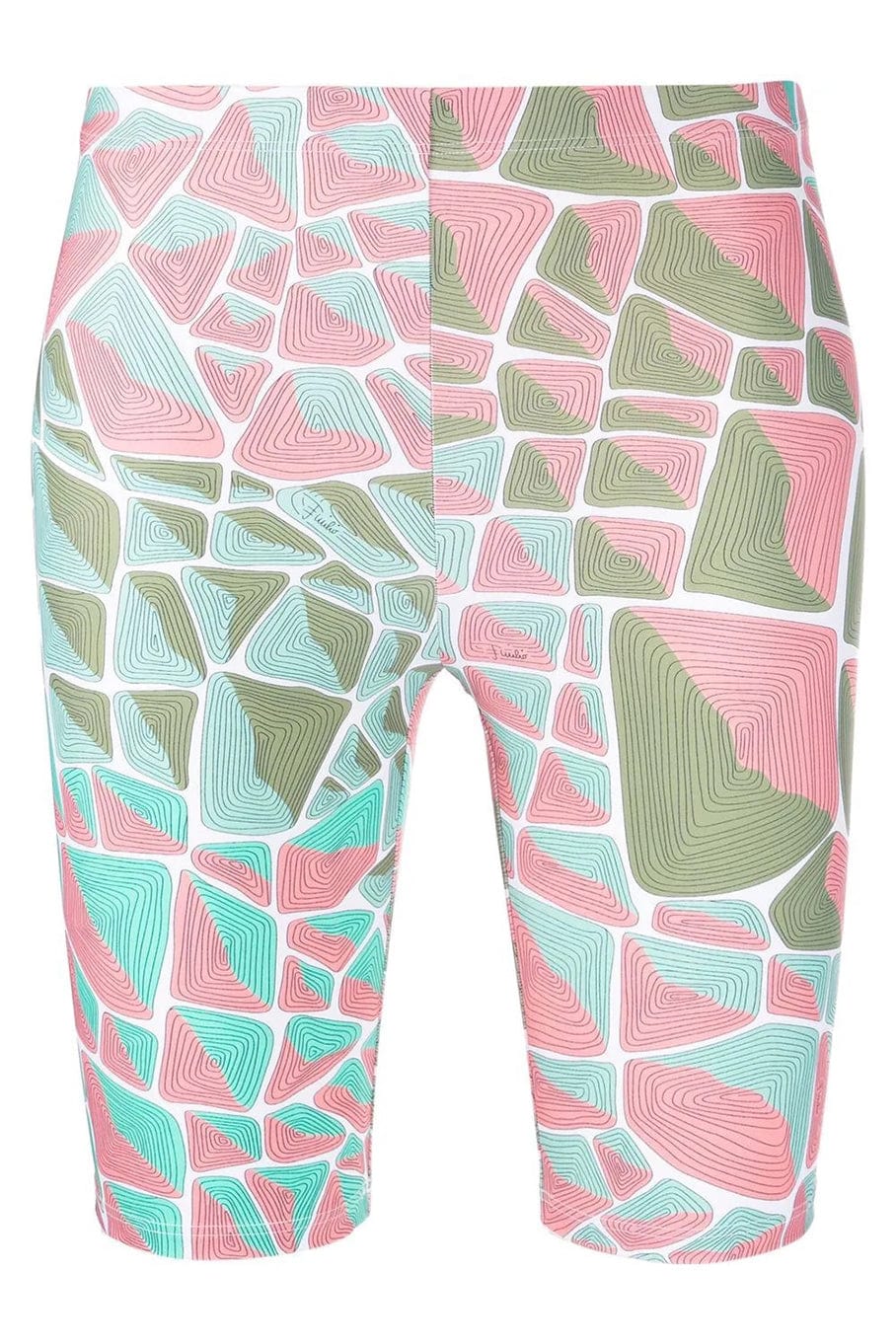 EMILIO PUCCI-Athleisure Biker Short-AQUA ROSA