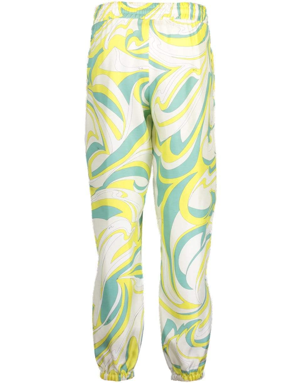 EMILIO PUCCI-Elastic Waist Jogger - Salvia-