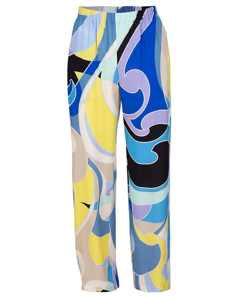 EMILIO PUCCI-Quirimbas Print Trousers-