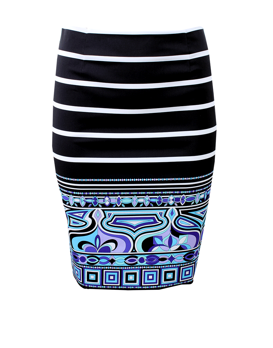 EMILIO PUCCI-Righe Pencil Skirt-