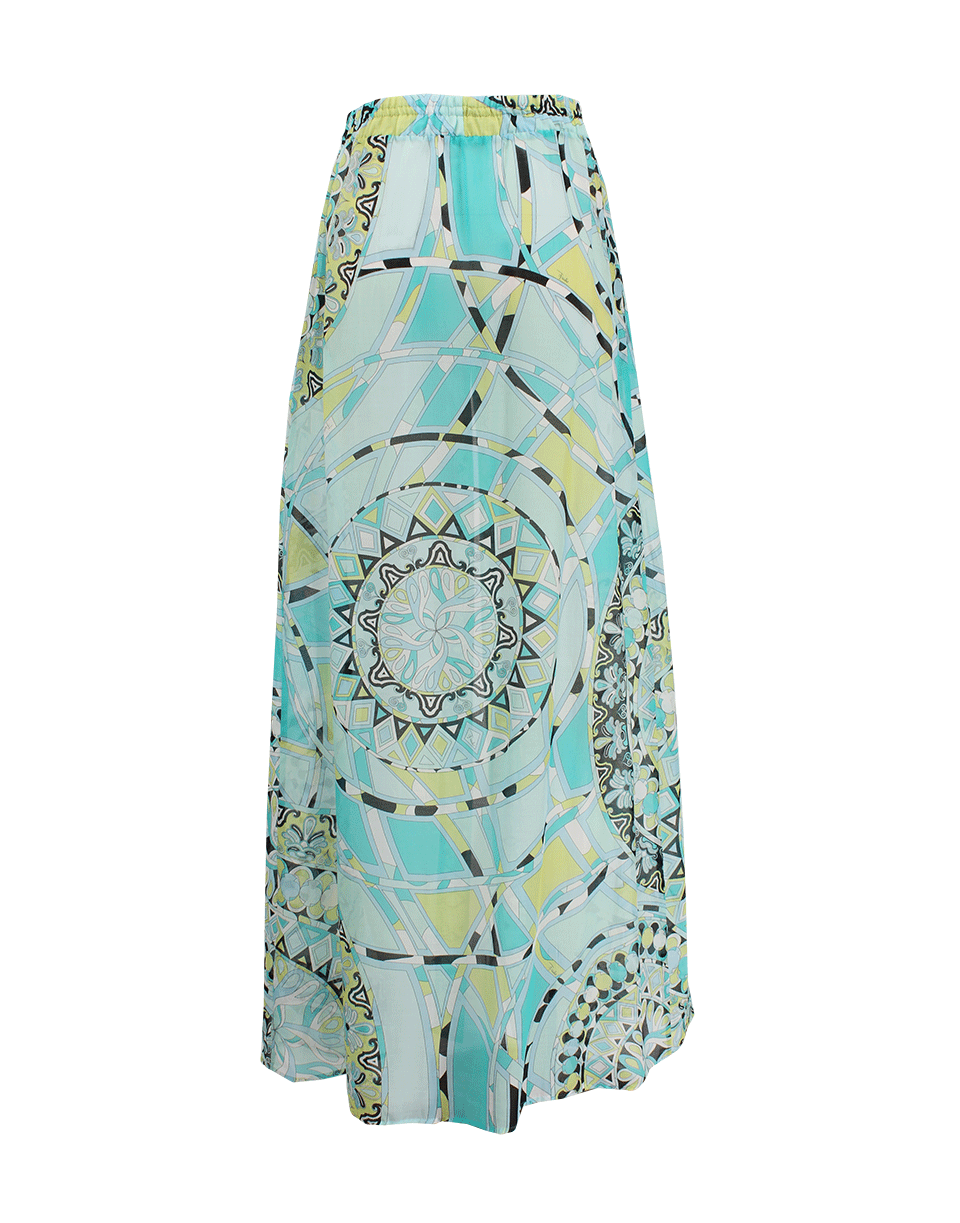 EMILIO PUCCI-Front Slit Maxi Skirt-