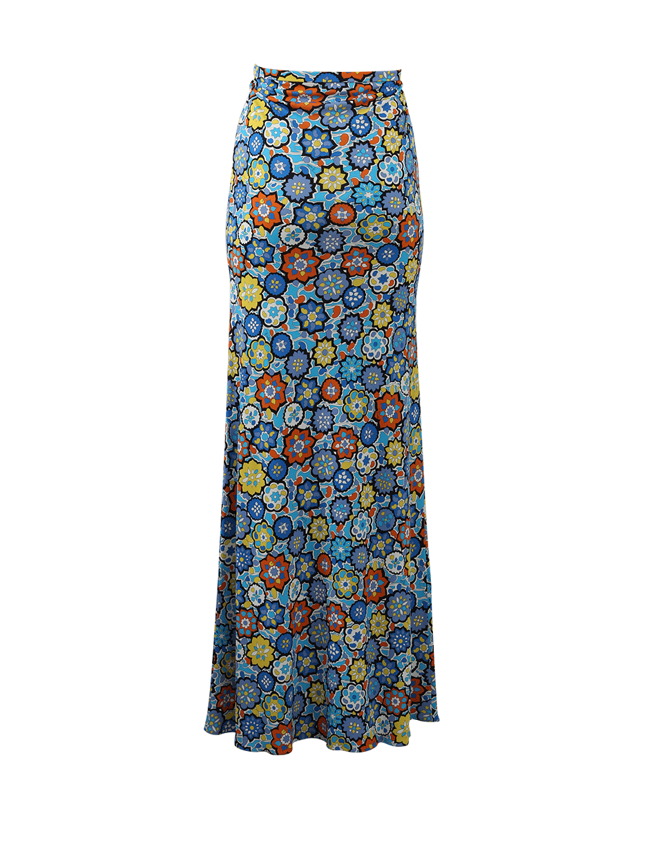 EMILIO PUCCI-Zinnie Print Maxi Skirt-