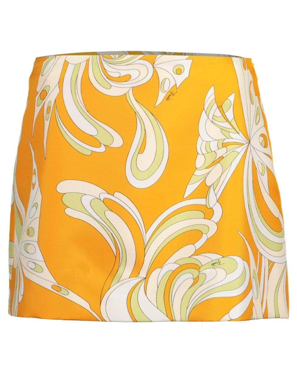 EMILIO PUCCI-Printed Mini Skirt-