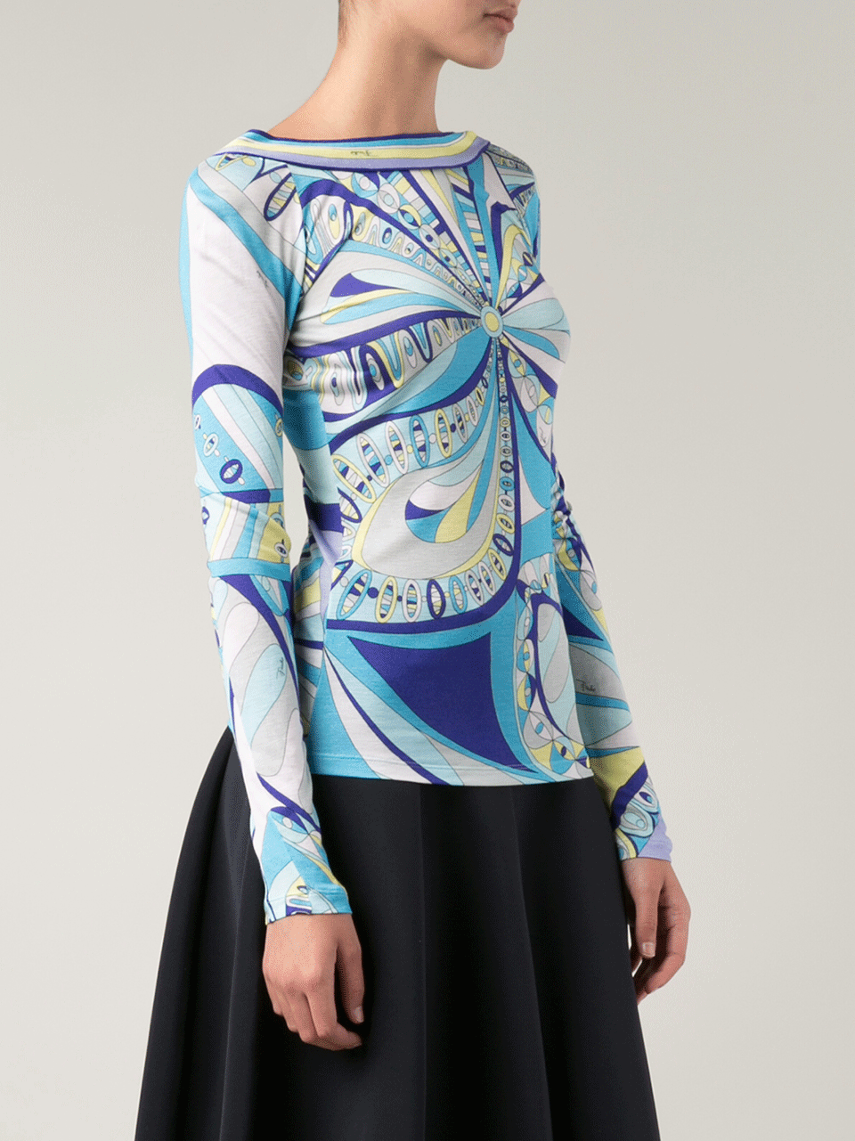 EMILIO PUCCI-V-Back Reversible Top-