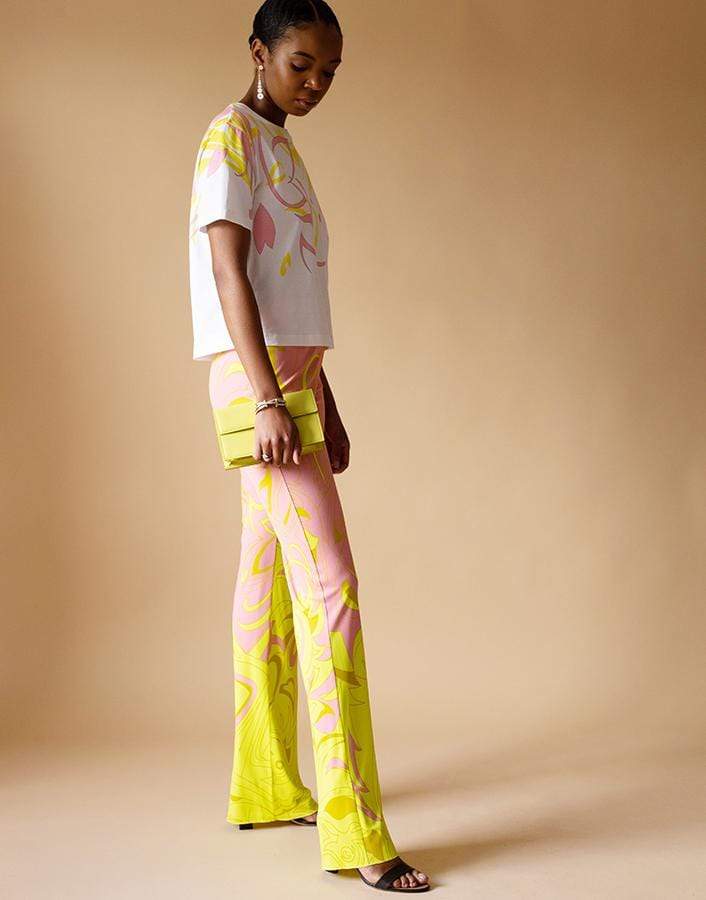 EMILIO PUCCI-Dinamica Print T-Shirt-