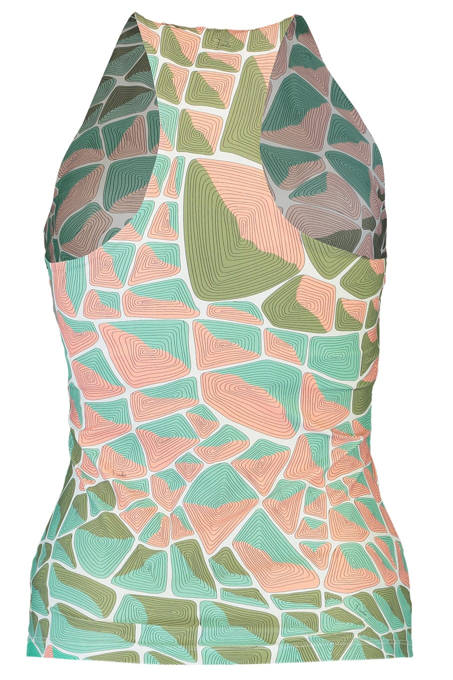 EMILIO PUCCI-Athleisure Tank Top-AQUA ROSA