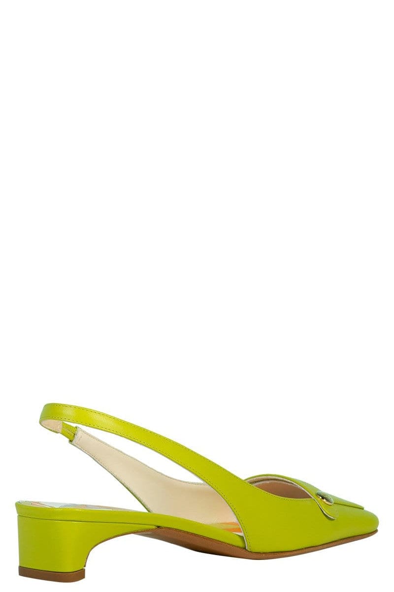 EMILIO PUCCI-Leather Slingback Pump-