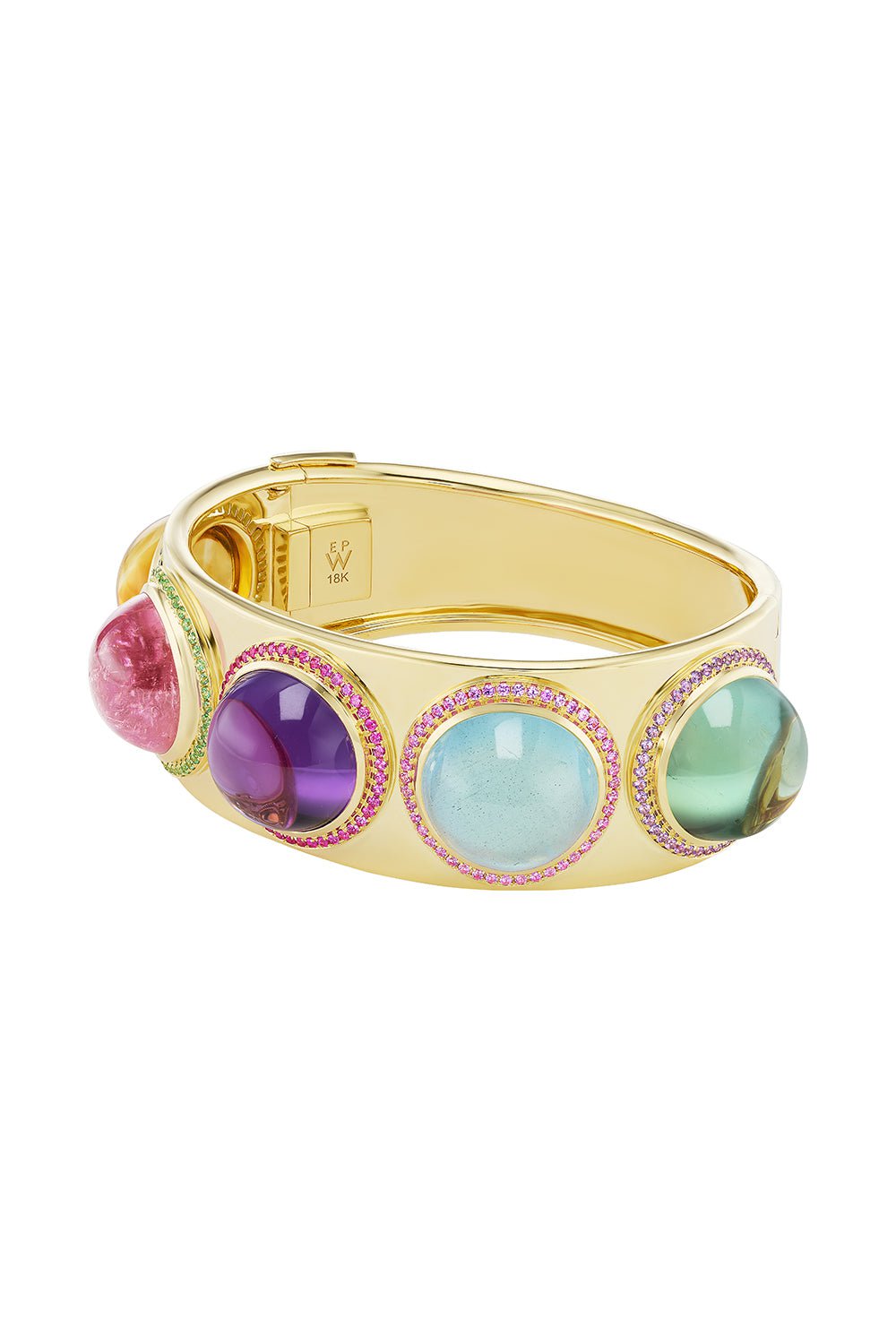 EMILY P WHEELER-Colorstory Cuff Bracelet-YELLOW GOLD