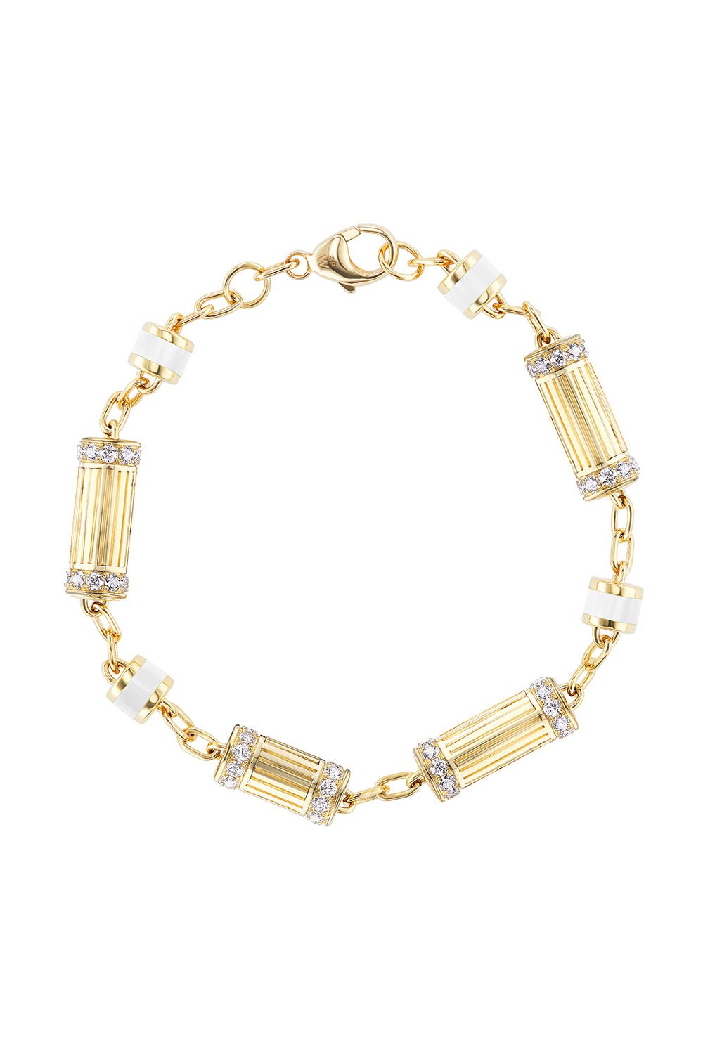 EMILY P WHEELER-Groove Bracelet-YELLOW GOLD
