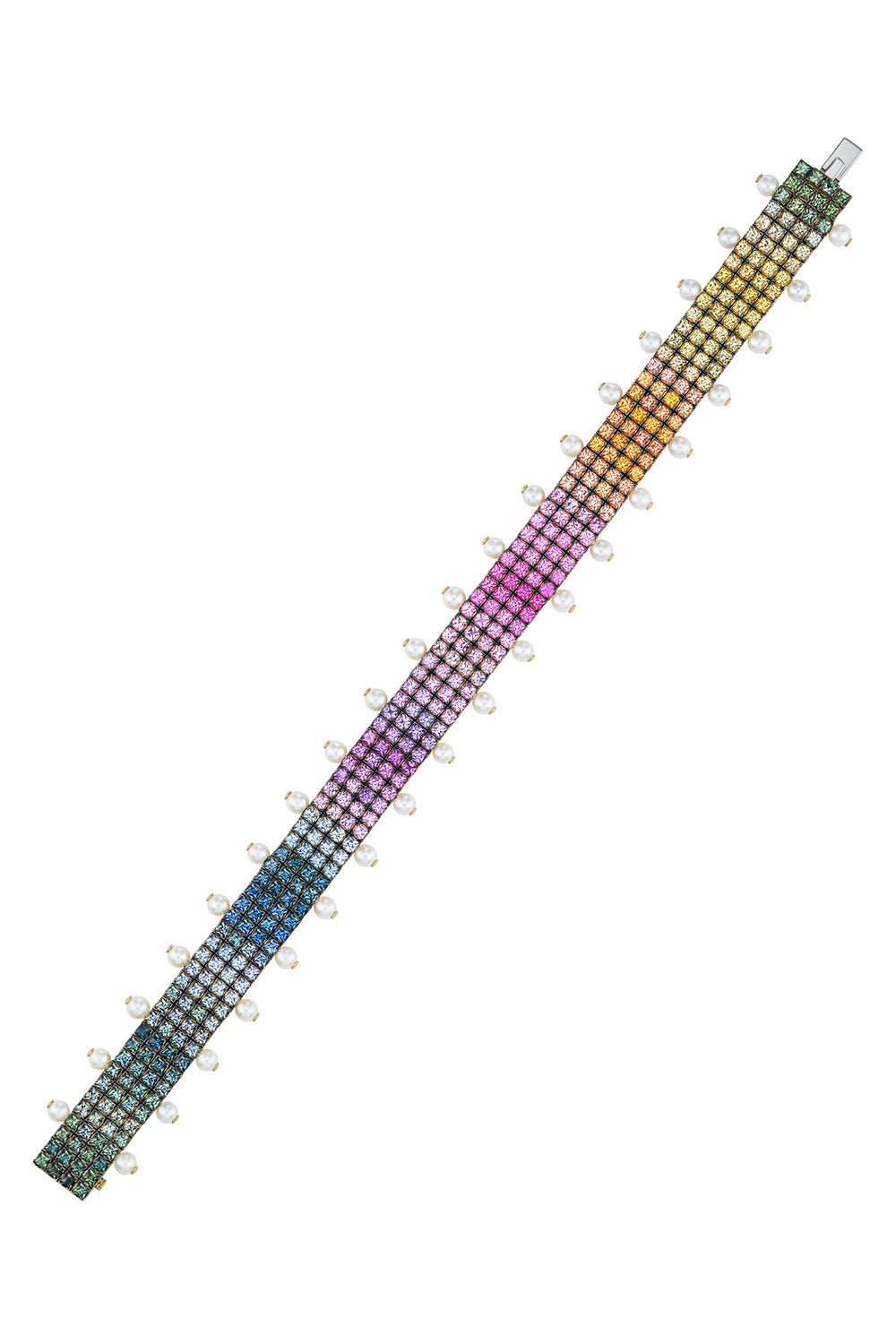 EMILY P WHEELER-Rainbow Mesh Bracelet-YELLOW GOLD