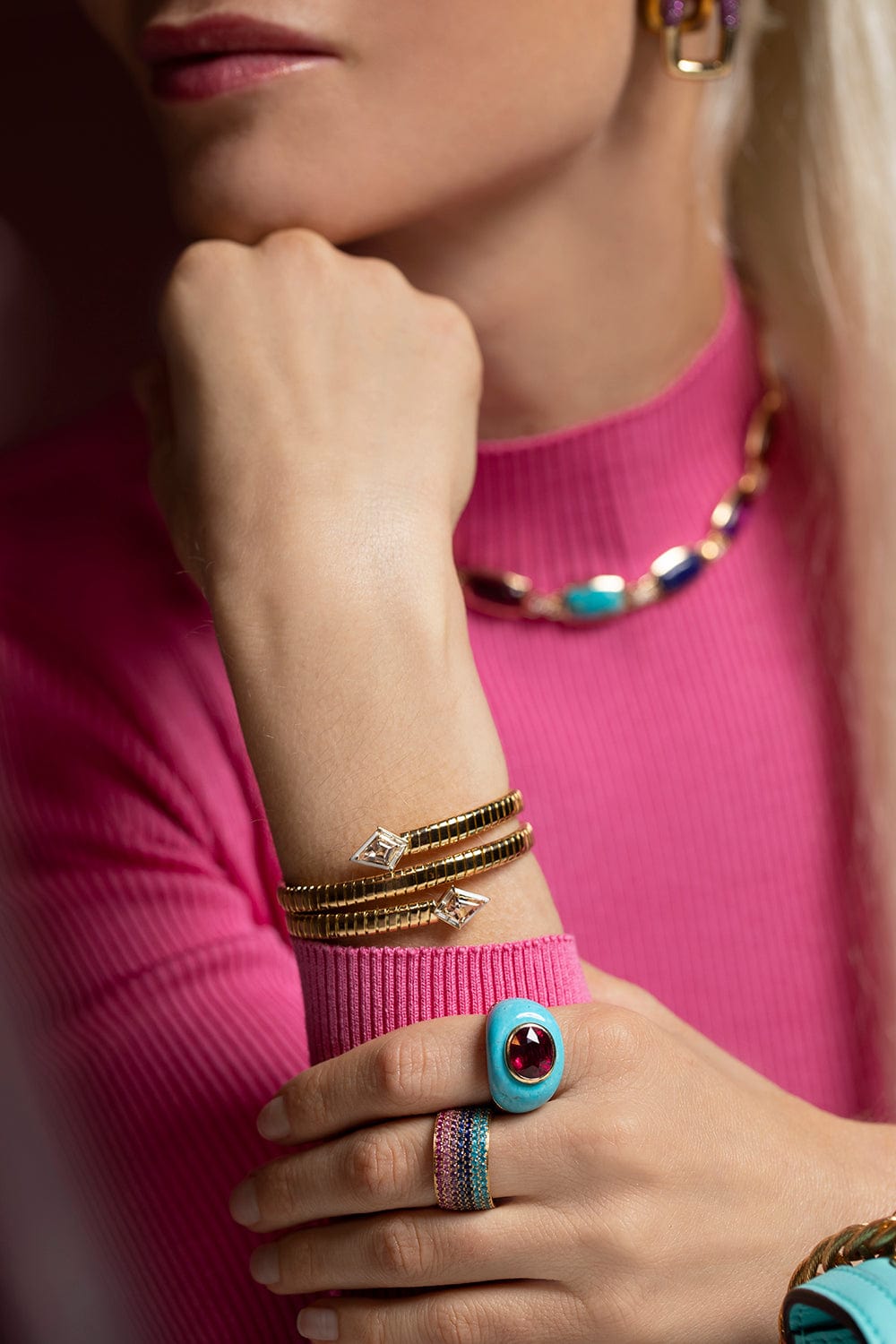 EMILY P WHEELER-Twinkle Wrap Bracelet-YELLOW GOLD