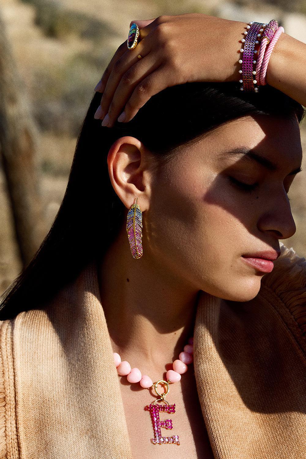 Feather Earrings-YELLOW GOLD-JEWELRYFINE JEWELEARRING-EMILY P WHEELER