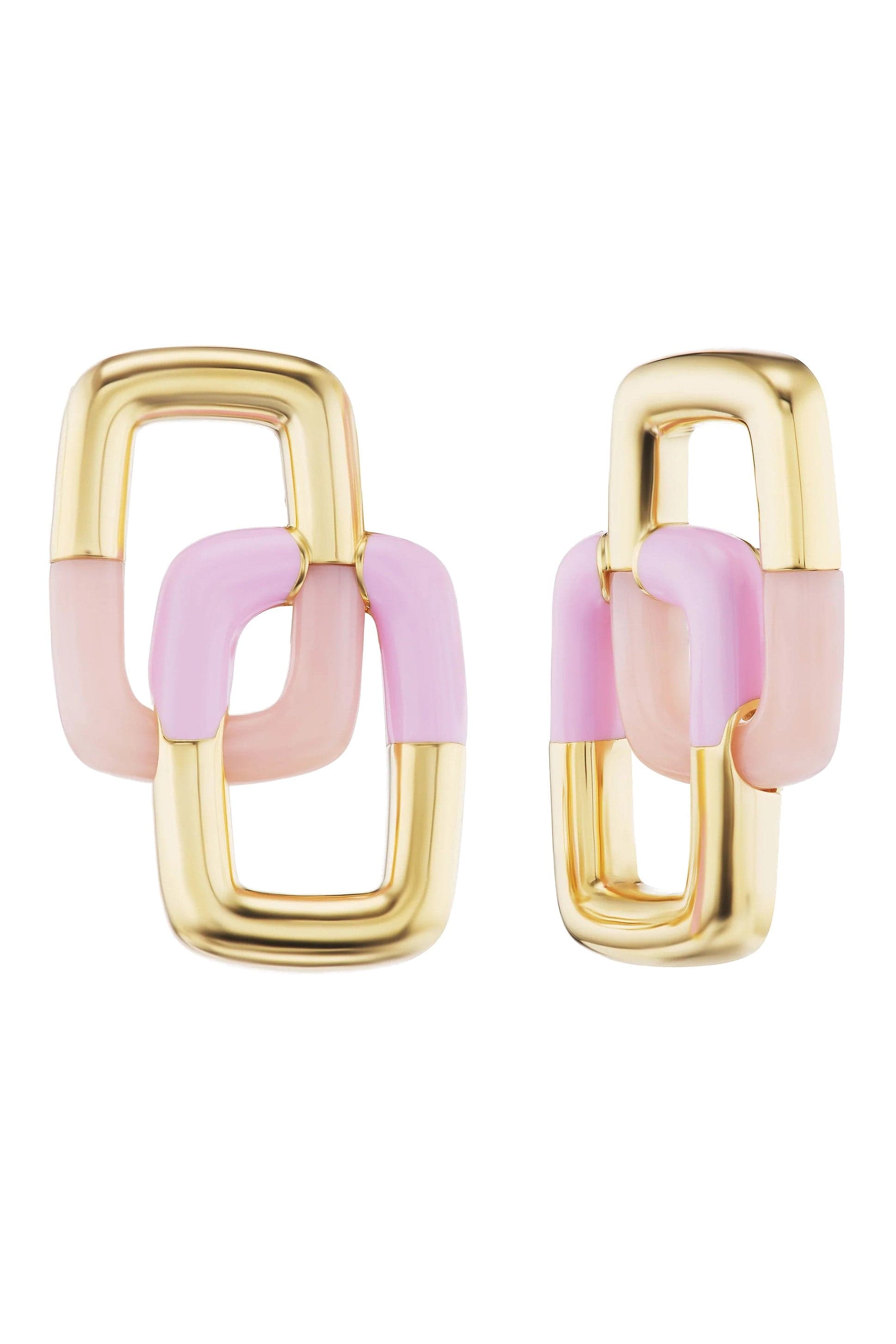 EMILY P WHEELER-Peggy Pink Opal Stud Earrings-YELLOW GOLD