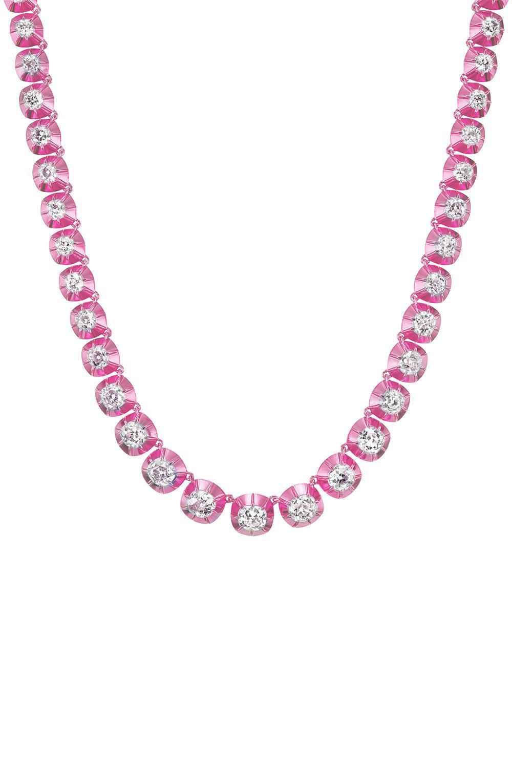 Diamond Riviere Necklace-WHITE GOLD-JEWELRYFINE JEWELNECKLACE O-EMILY P WHEELER