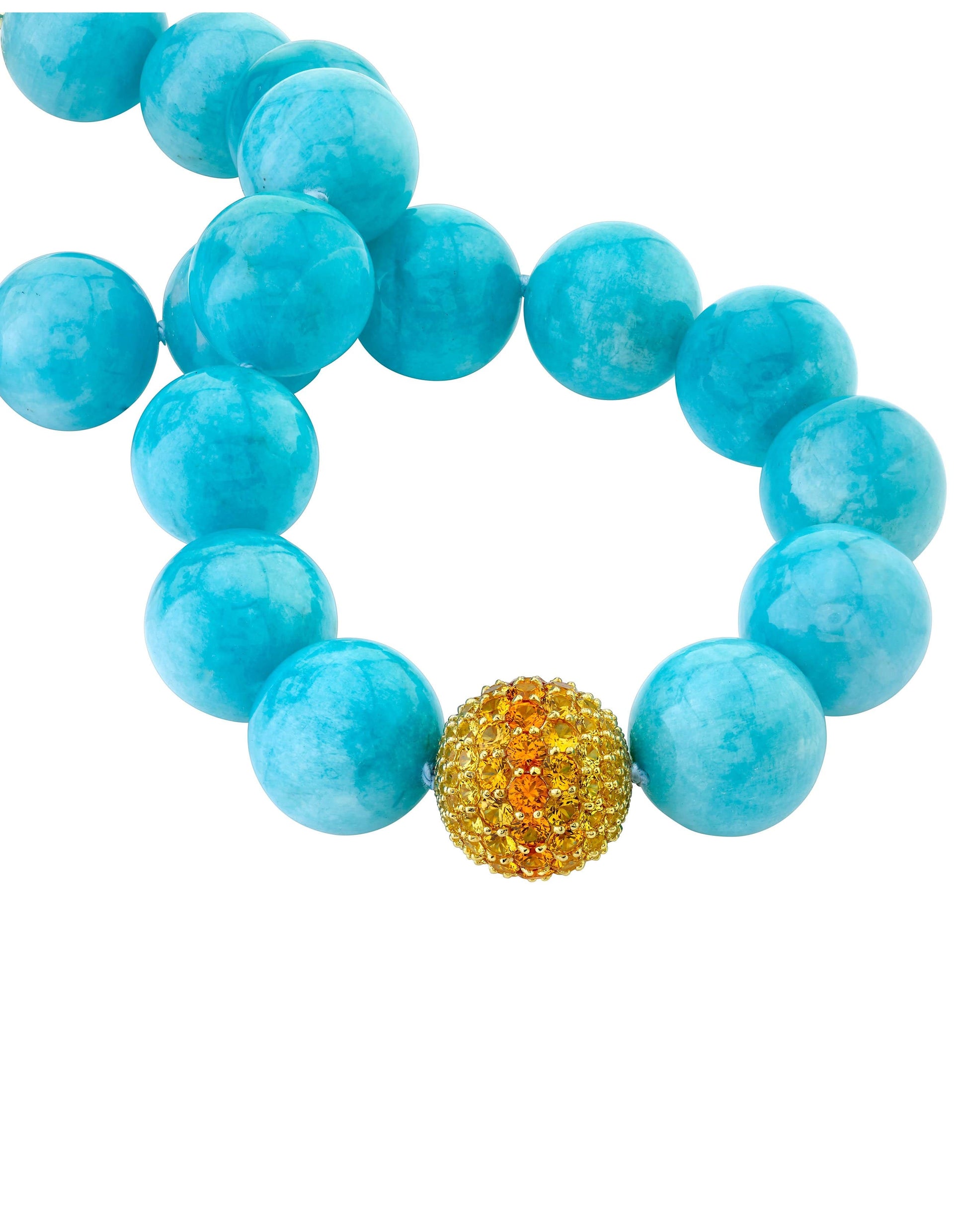EMILY P WHEELER-Ombre Bead Necklace-YELLOW GOLD