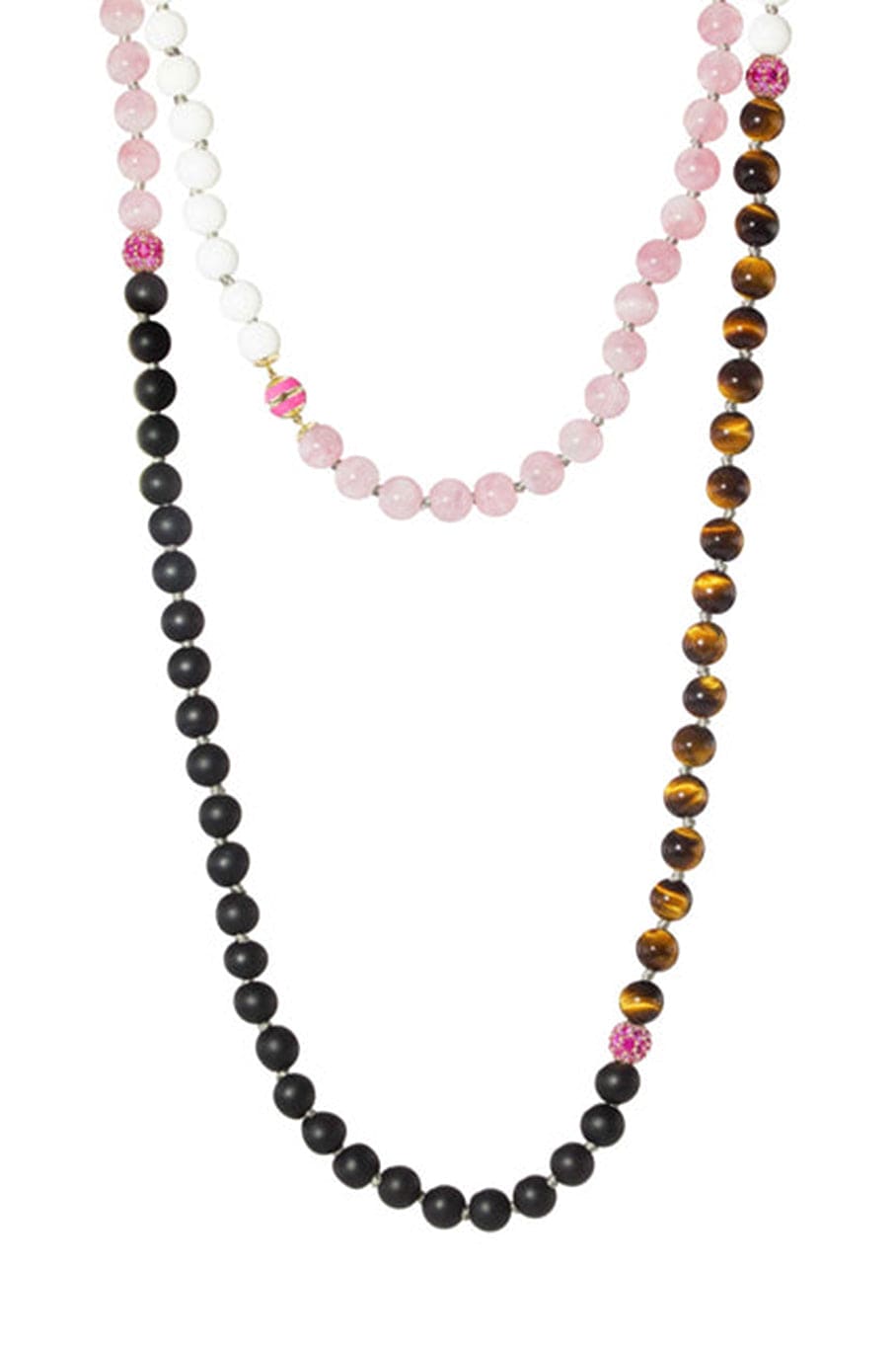 EMILY P WHEELER-Ombre Wrap Bead Necklace-YELLOW GOLD