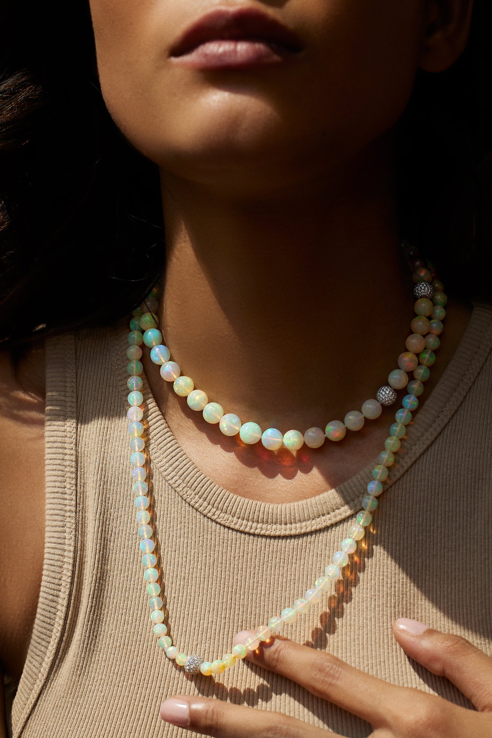 EMILY P WHEELER-Opal Wrap Necklace-YELLOW GOLD