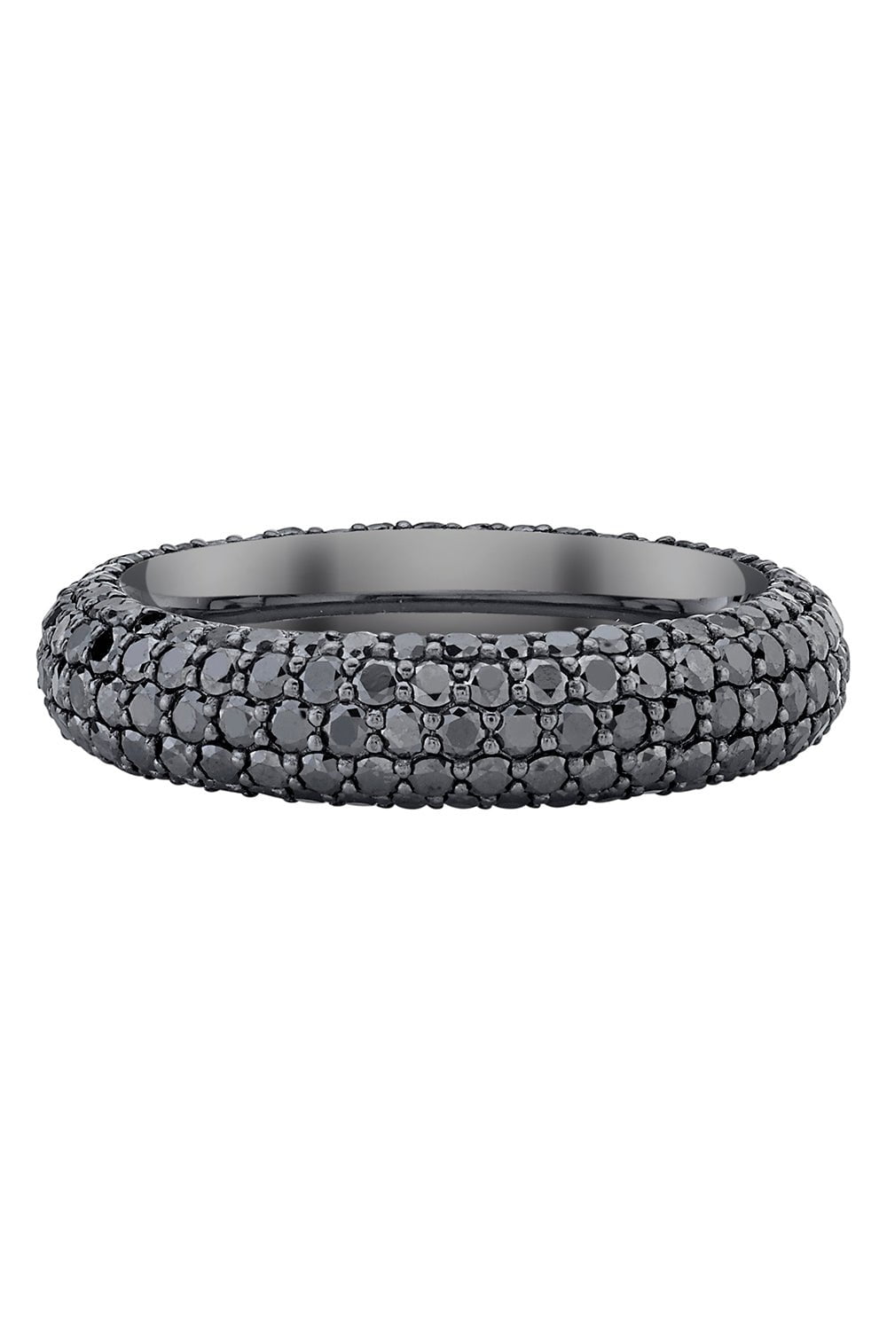 EMILY P WHEELER-Puffy Band Ring - Black-BLACK GOLD