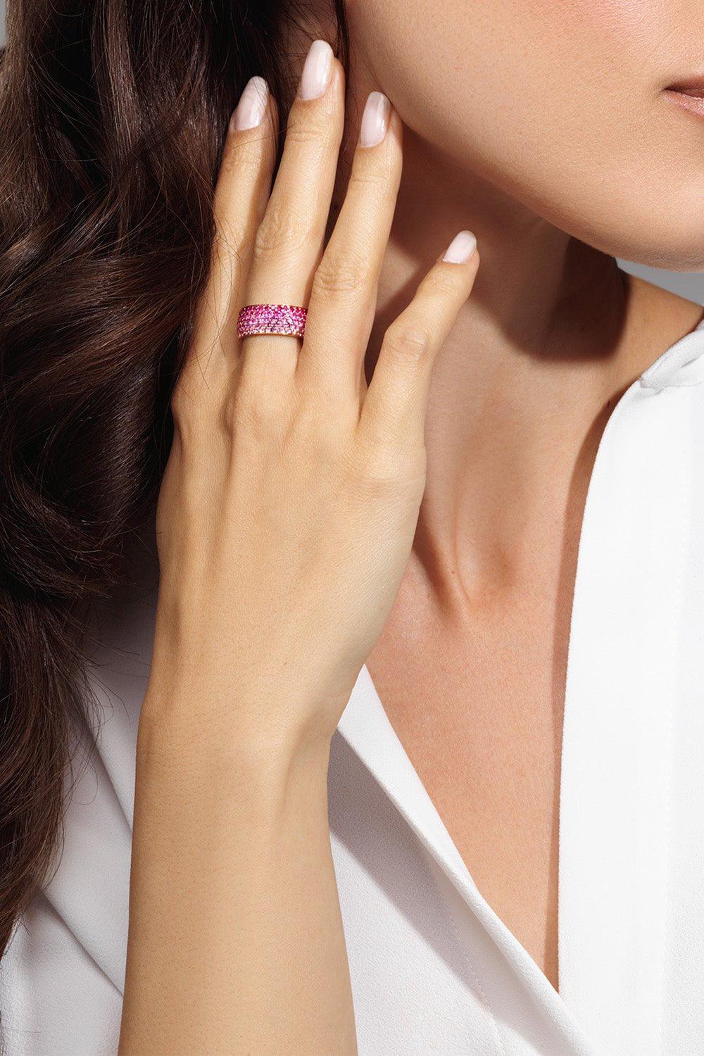 EMILY P WHEELER-Baby Flamingo Ombre Cigar Ring-