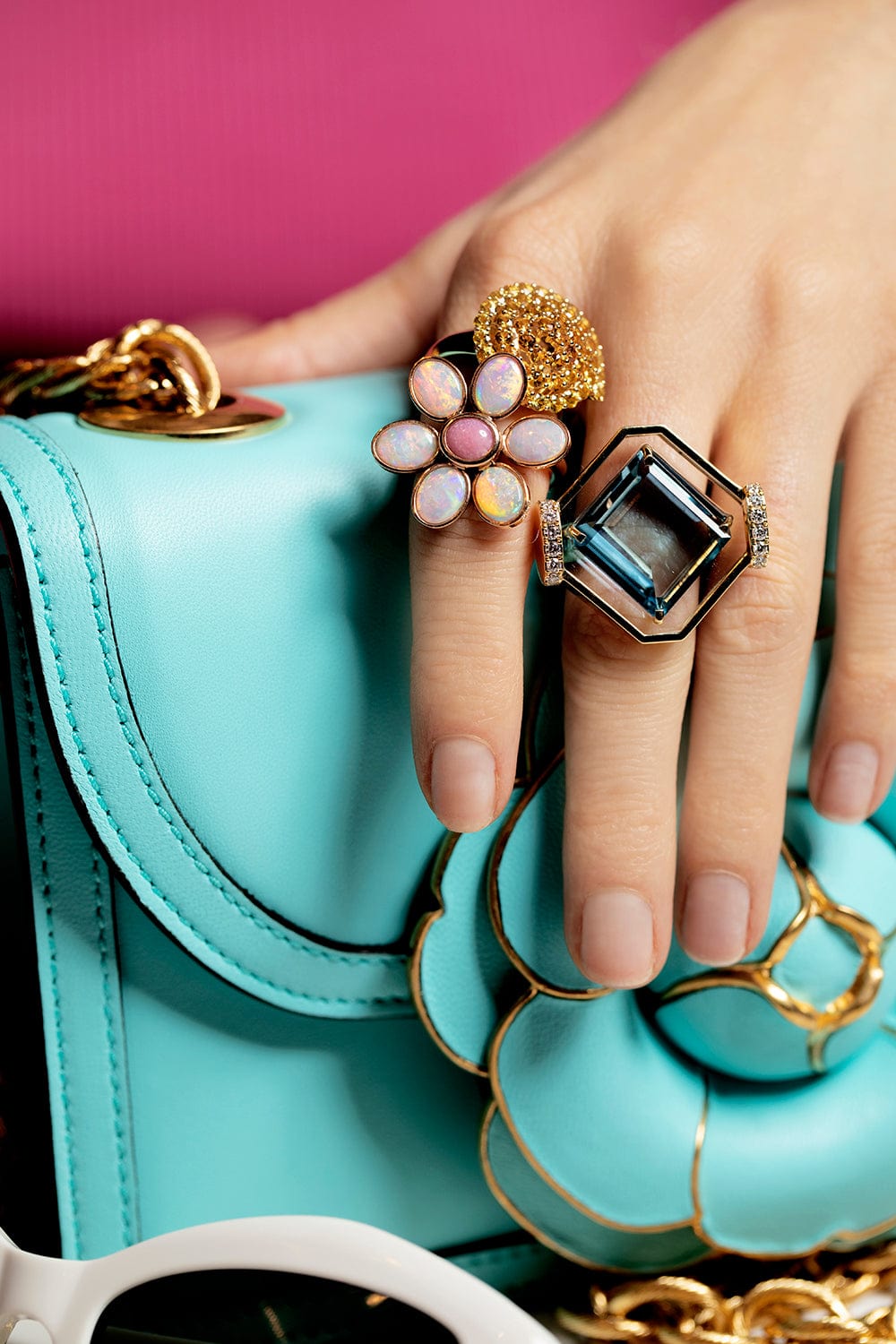 EMILY P WHEELER-Opal Flower Child Ring-ROSE GOLD