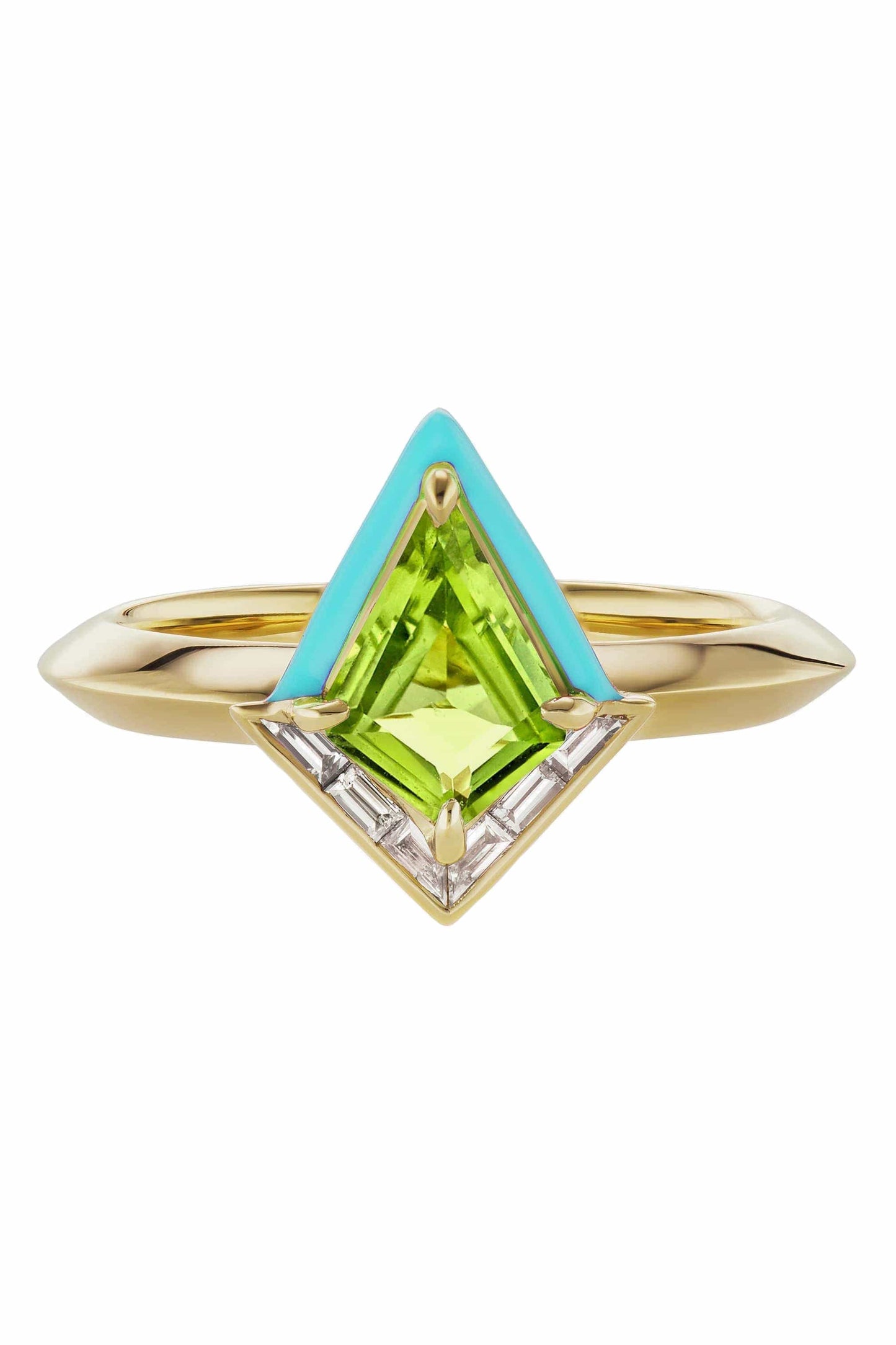 EMILY P WHEELER-Peridot Twinkle Ring-YELLOW GOLD