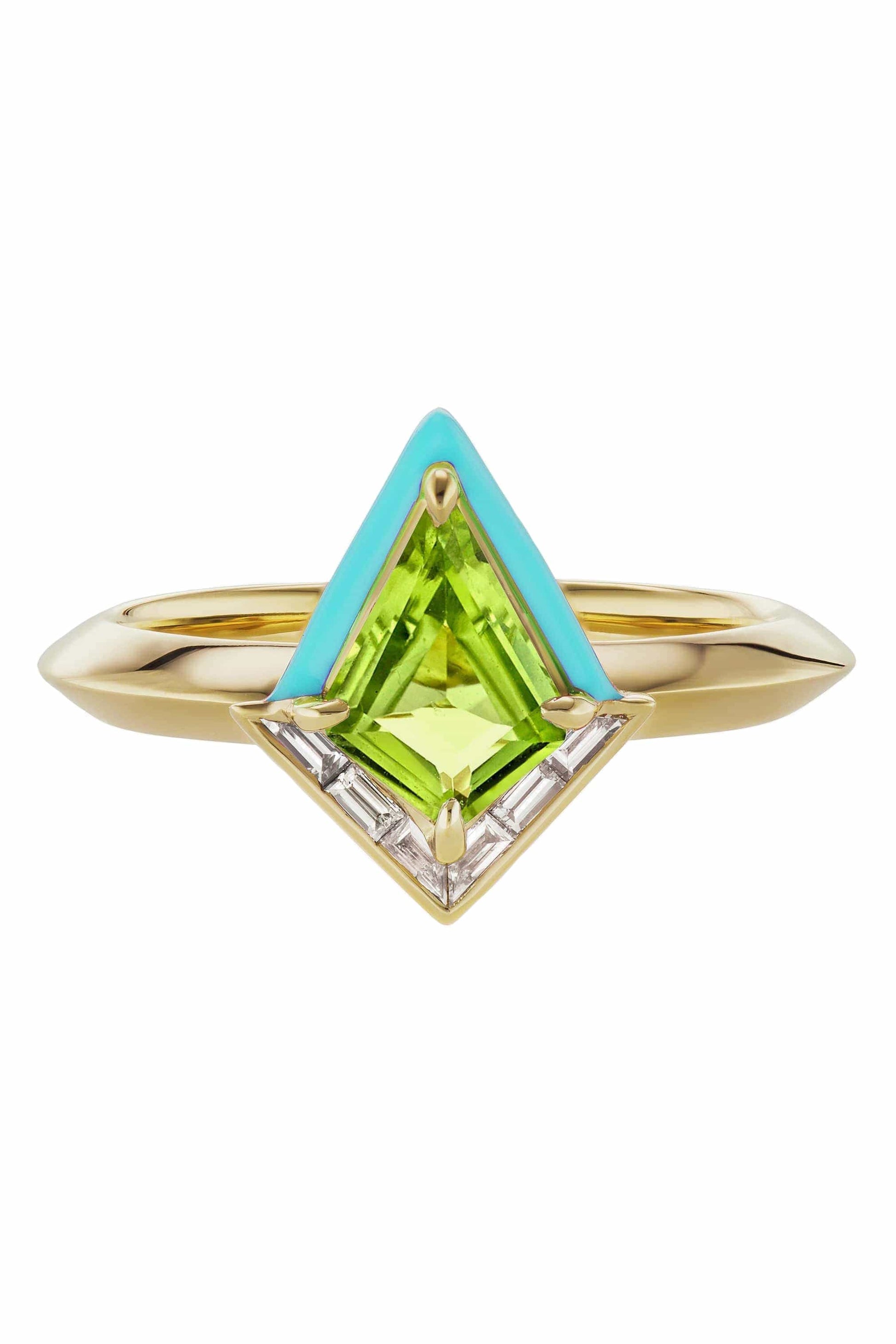 EMILY P WHEELER-Peridot Twinkle Ring-YELLOW GOLD