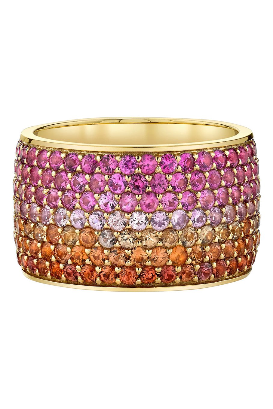 EMILY P WHEELER-Desert Ombre Cigar Ring-YELLOW GOLD