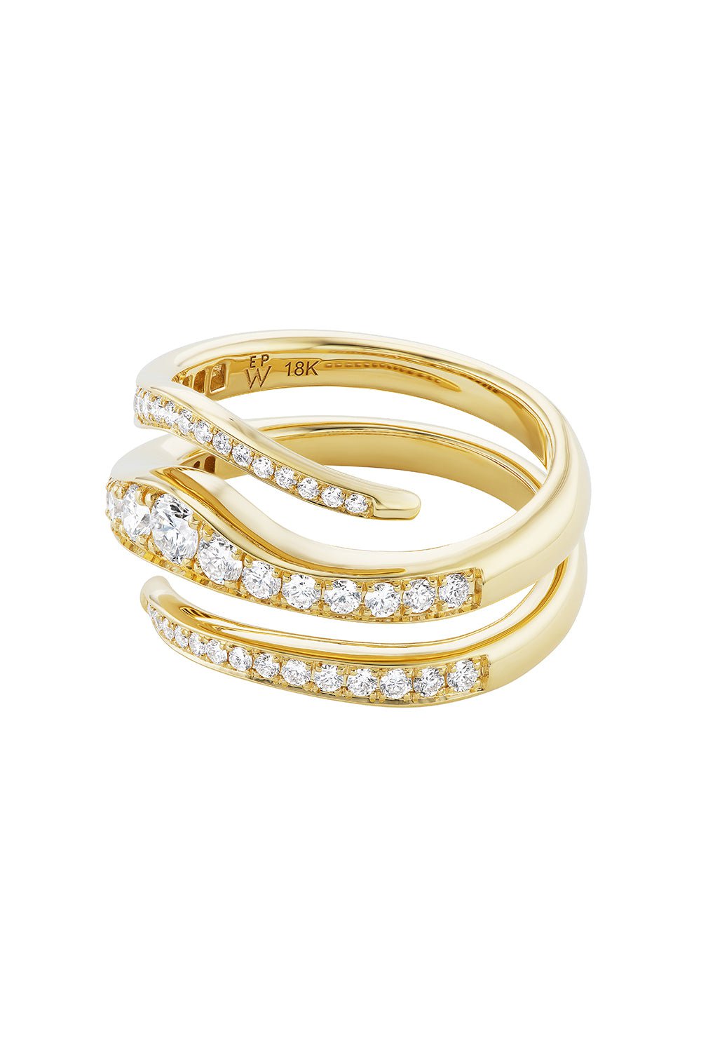 EMILY P WHEELER-Double Wrap Ring-YELLOW GOLD