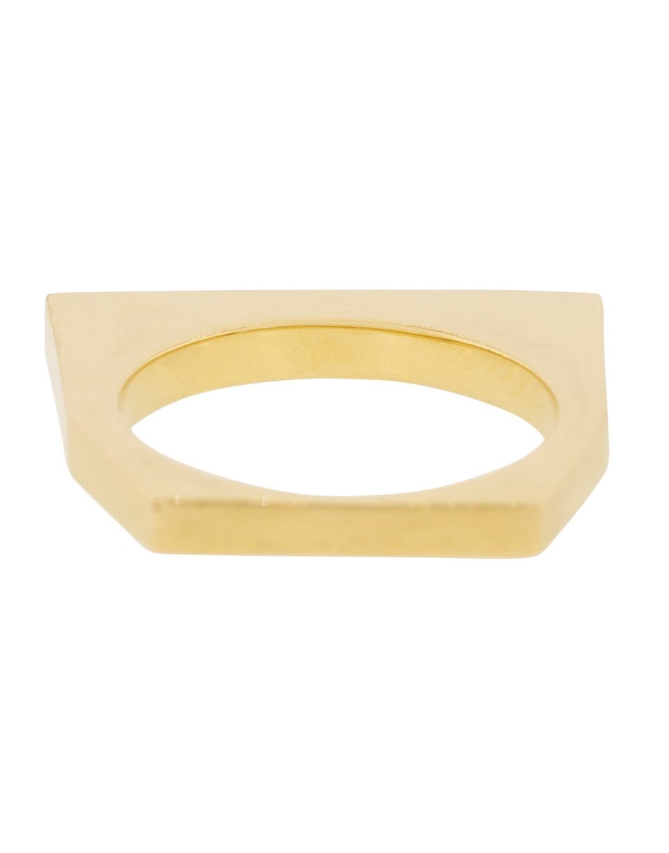 EMILY P WHEELER-Emerald Baby Platform Ring-YELLOW GOLD