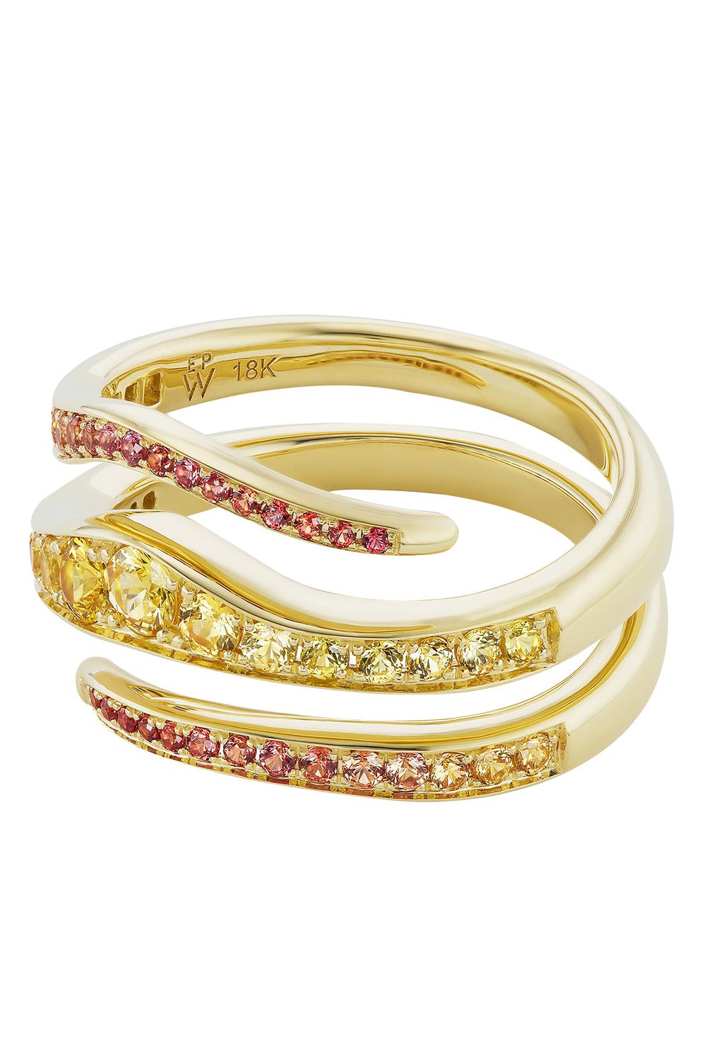 EMILY P WHEELER-Sunrise Double Wrap Ring-YELLOW GOLD