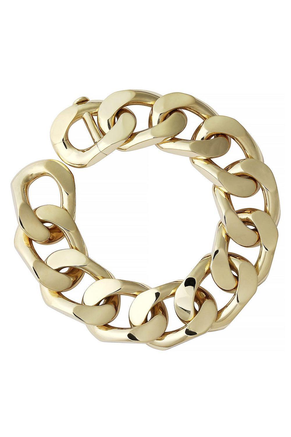 Medium Cuban Link Bracelet-YELLOW GOLD-8-JEWELRYFINE JEWELBRACELET O-ENGELBERT 1920