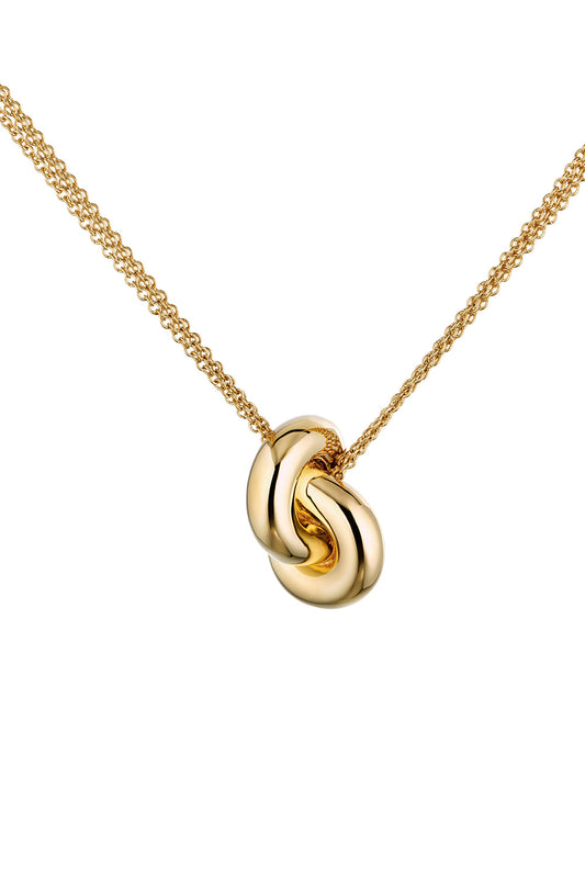 Big Legacy Knot Pendant Necklace-YELLOW GOLD-JEWELRYFINE JEWELNECKLACE O-ENGELBERT 1920