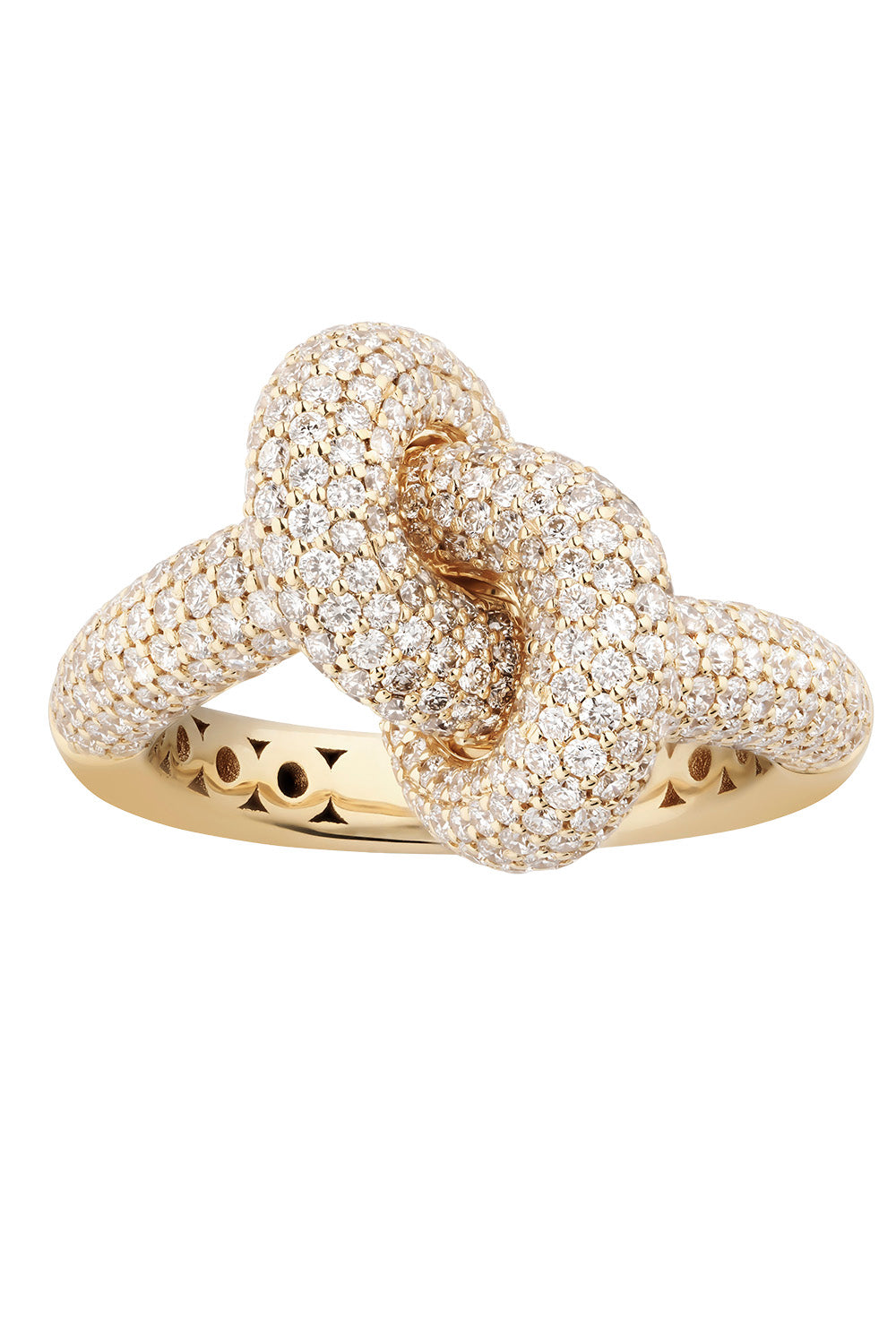 Diamond Pavé Big Legacy Knot Ring