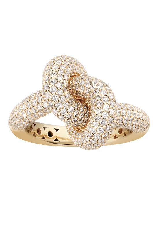 Diamond Pavé Big Legacy Knot Ring-WHITE GOLD-6.5-JEWELRYFINE JEWELRING-ENGELBERT 1920