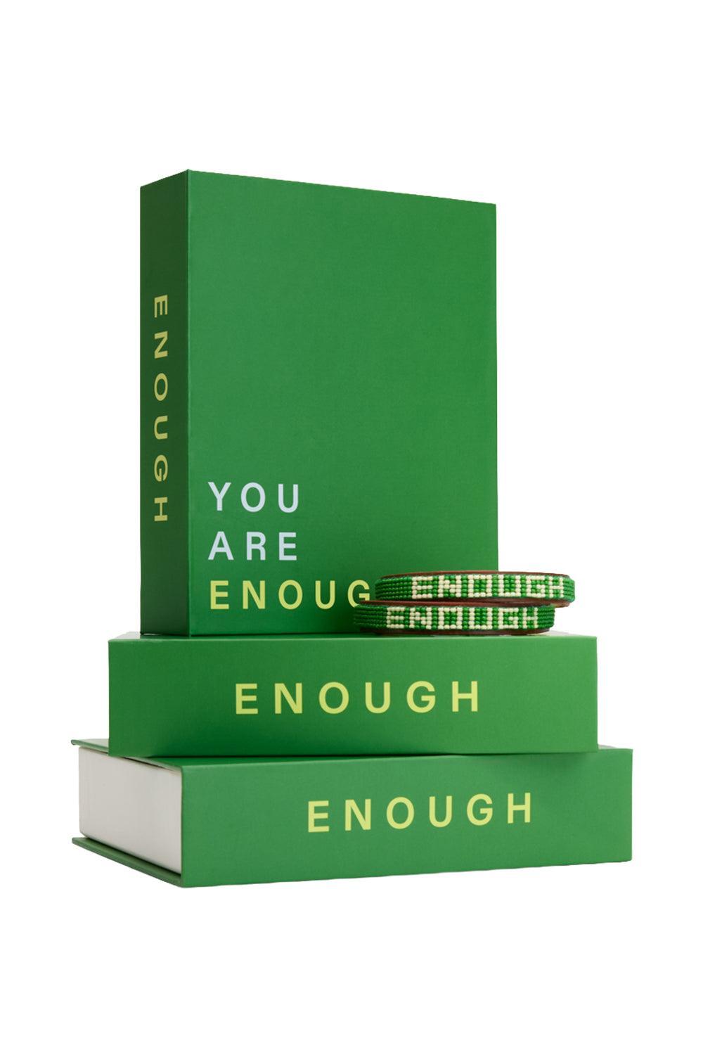 Enough Green Beaded Leather Bracelet Set-GREEN-O/S-ACCESSORIEMISC-ENOUGH