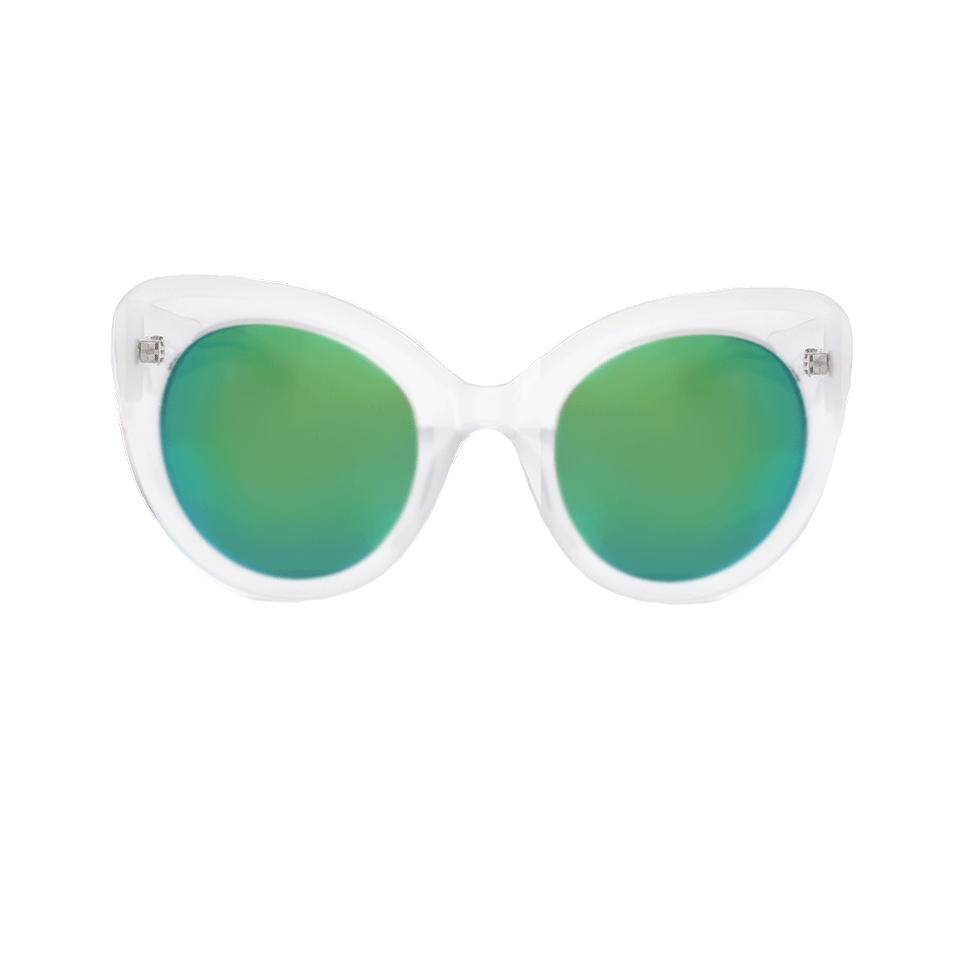 ERDEM-Illusion Cat Eye Sunglasses-CLEAR