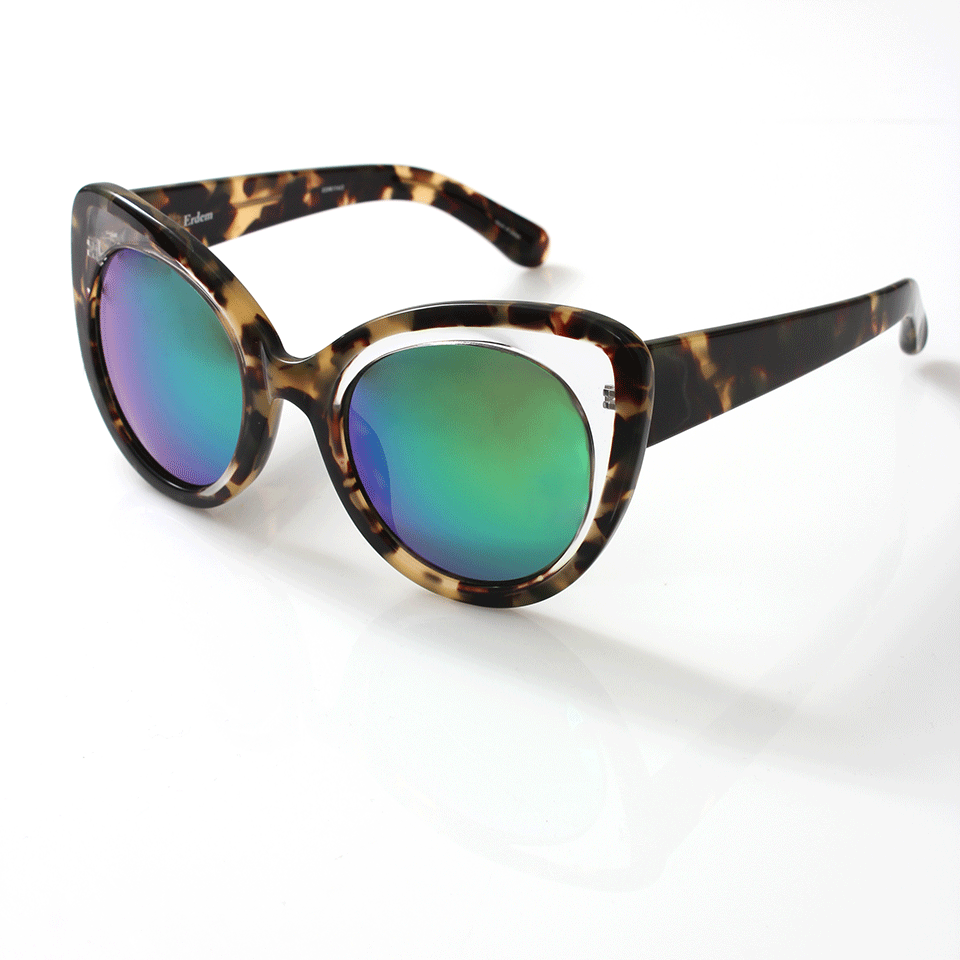 ERDEM-Illusion Cat Eye Sunglasses-SHELL