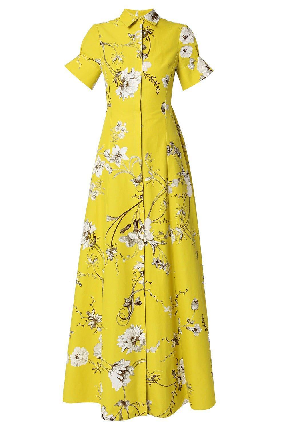 ERDEM-Flared Bow Shirt Dress-