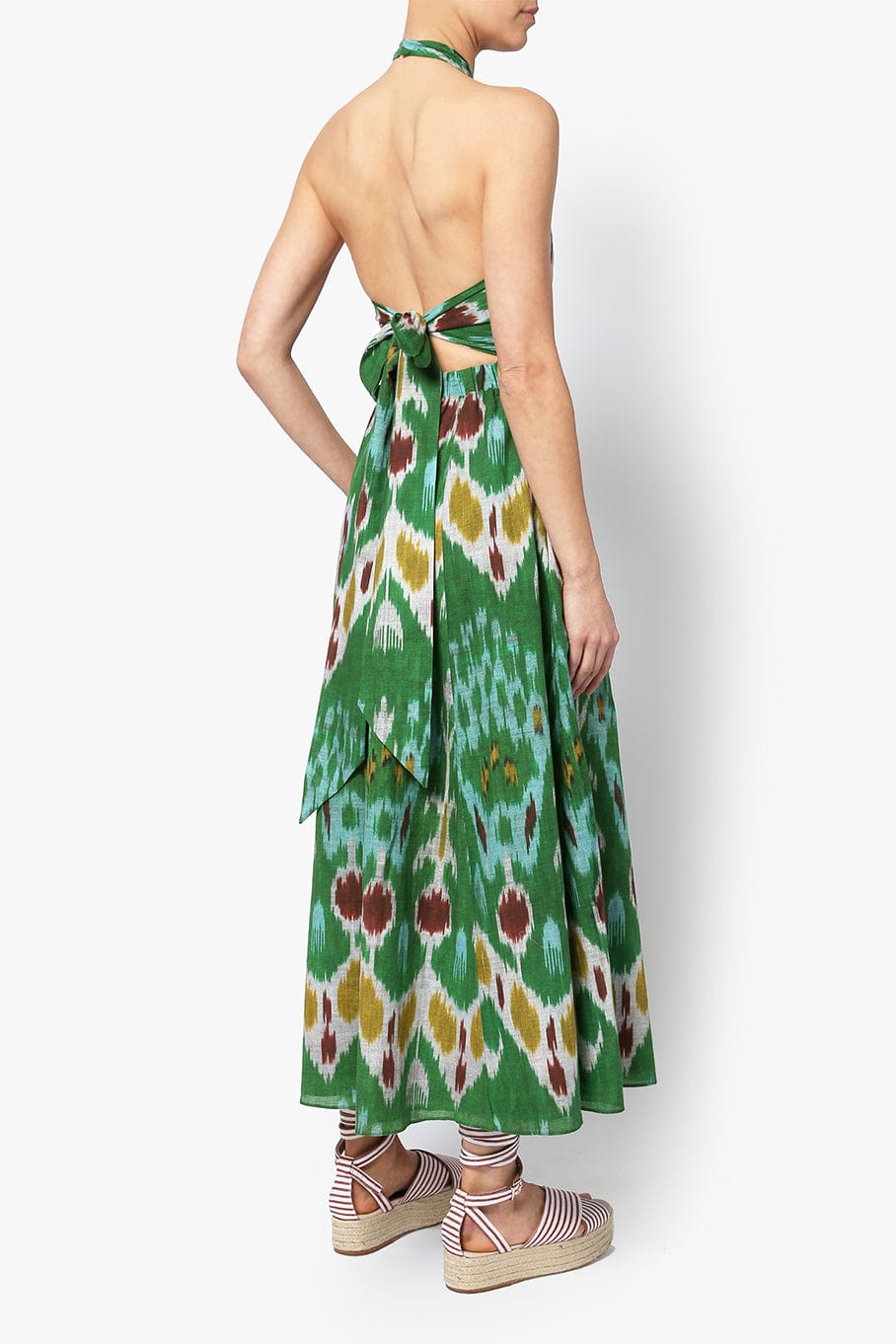 ERDEM-Selene Midi Dress - Green-
