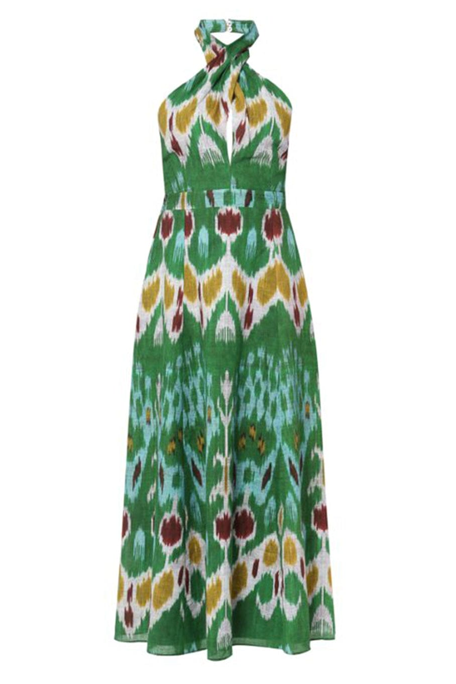 ERDEM-Selene Midi Dress - Green-