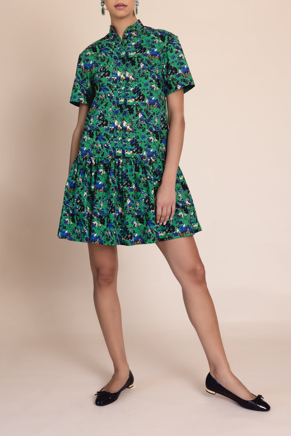 ERDEM-Short Sleeve Dress-