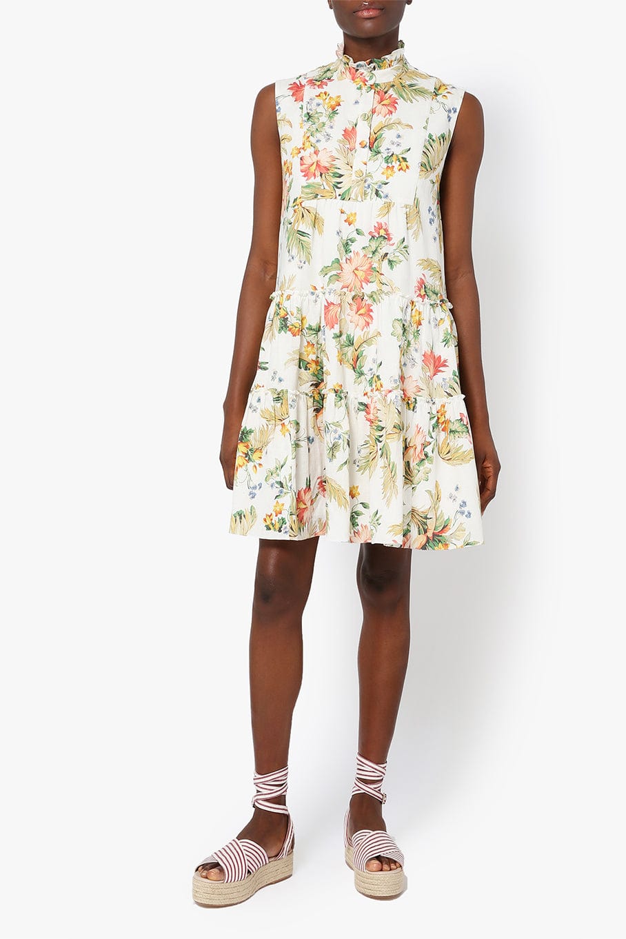 ERDEM-Porto Dress - White-