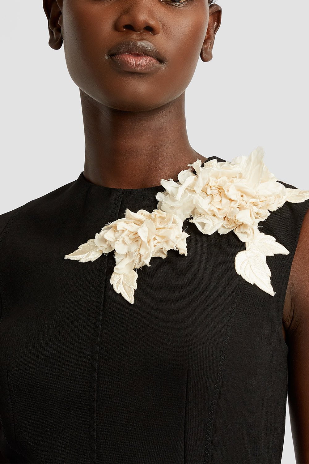 ERDEM-Embellished Pencil Midi Dress-
