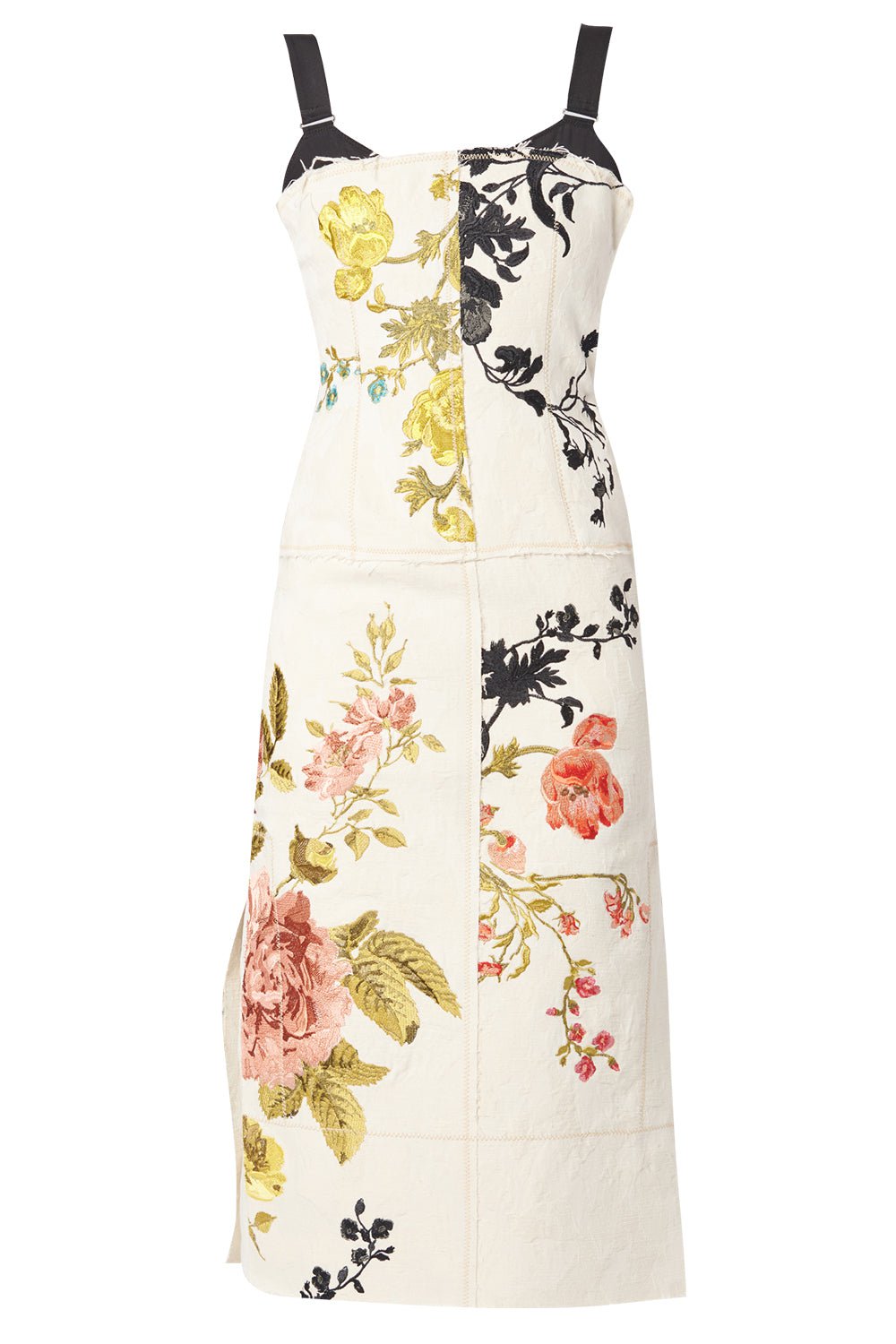 ERDEM-Sleeveless Pencil Cocktail Dress-ECRU