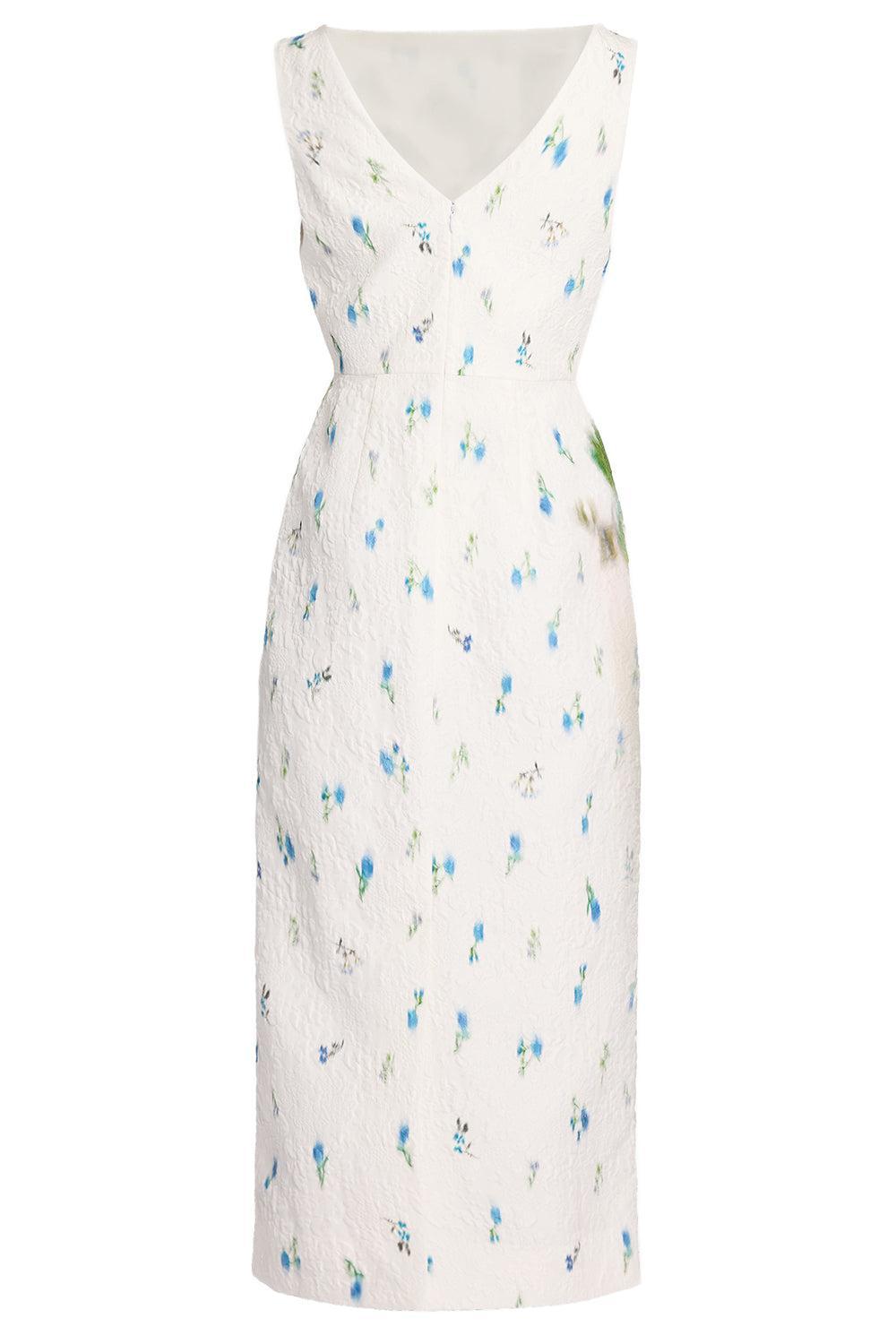 Printed Sleeveless Maxi Dress-NOVELTY-4-CLOTHINGDRESSCOCKTAIL-ERDEM