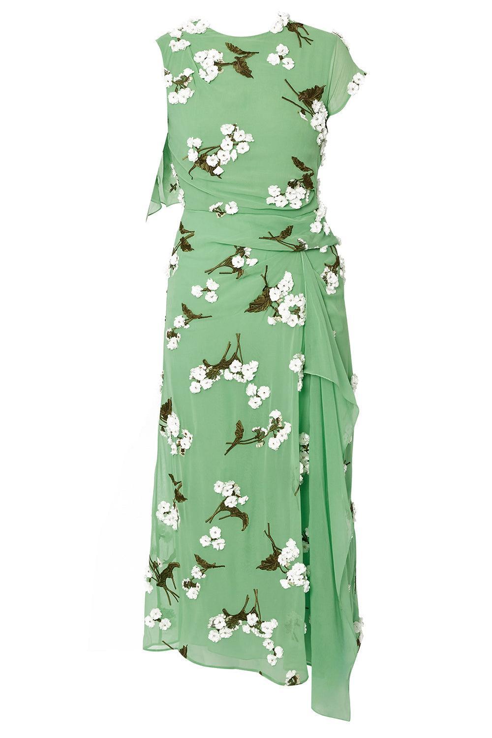 Asymmetric Cocktail Dress-PPRMINT-4-CLOTHINGDRESSCOCKTAIL-ERDEM