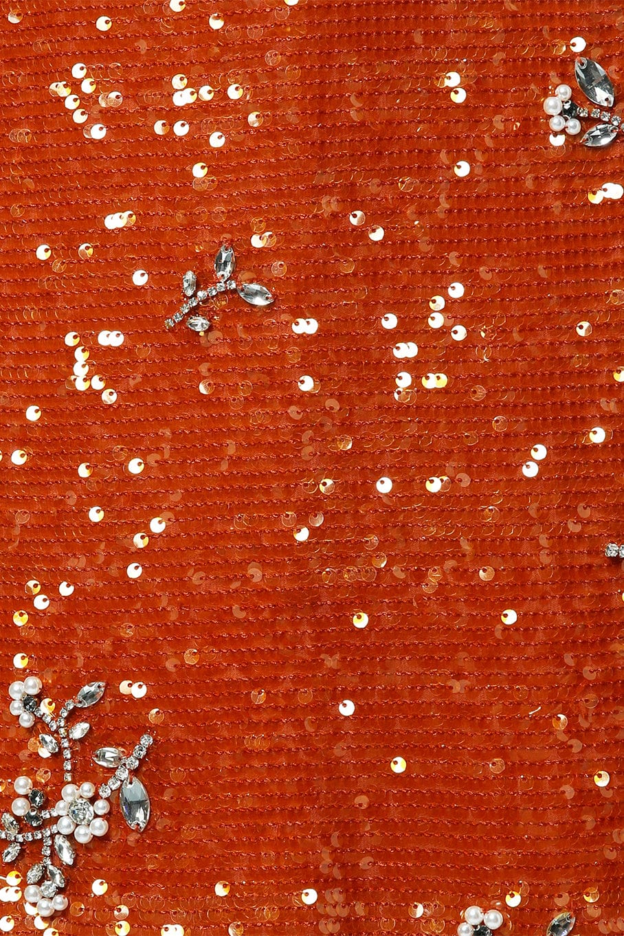 ERDEM-Asteria Cocktail Dress-RUST