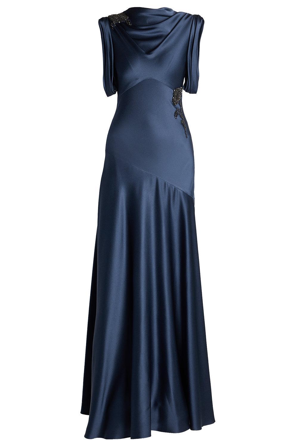 Embellished Draped Gown-BLUE-2-CLOTHINGDRESSGOWN-ERDEM
